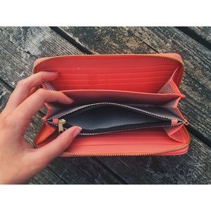 LARGE PEACH WALLET